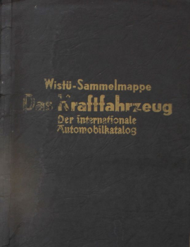 Wistue "Das Kraftfahrzeug" Automobile-Scrapbook 1954 (9497)